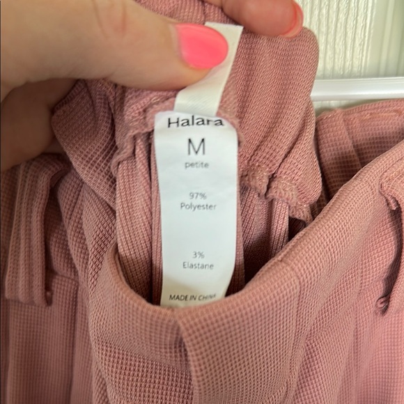 NWOT Halara Flex™ High Waisted Side Pocket Wide Leg Waffle Work Pants - Picture 2 of 5